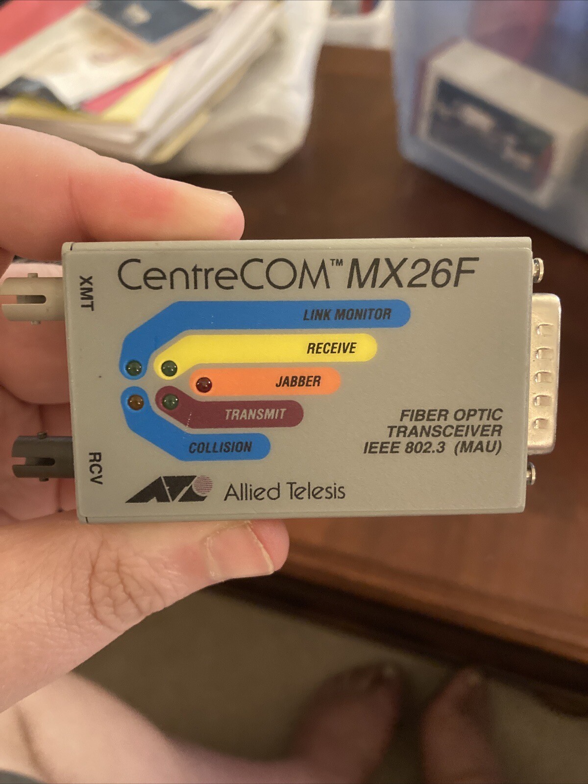 Used Allied Telesyn Centrecom 210TS Twisted Pair Micro Transceiver AT-210TS