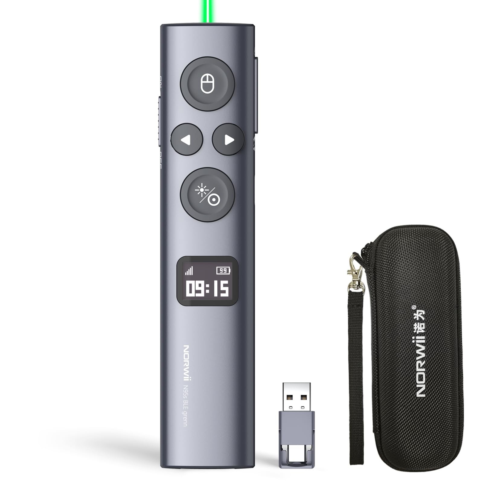 N95s Presentation Remote, Slide Clicker for PowerPoint Presentations