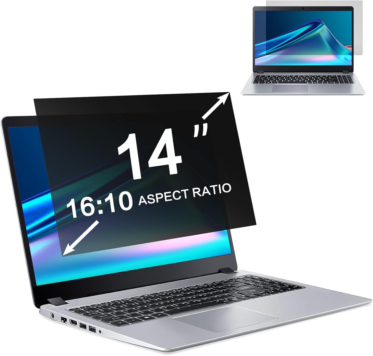 2 X Anti-peeping Screen Protector For Thinkpad X1 Carbon 2024 2025 Gen12 Gen13