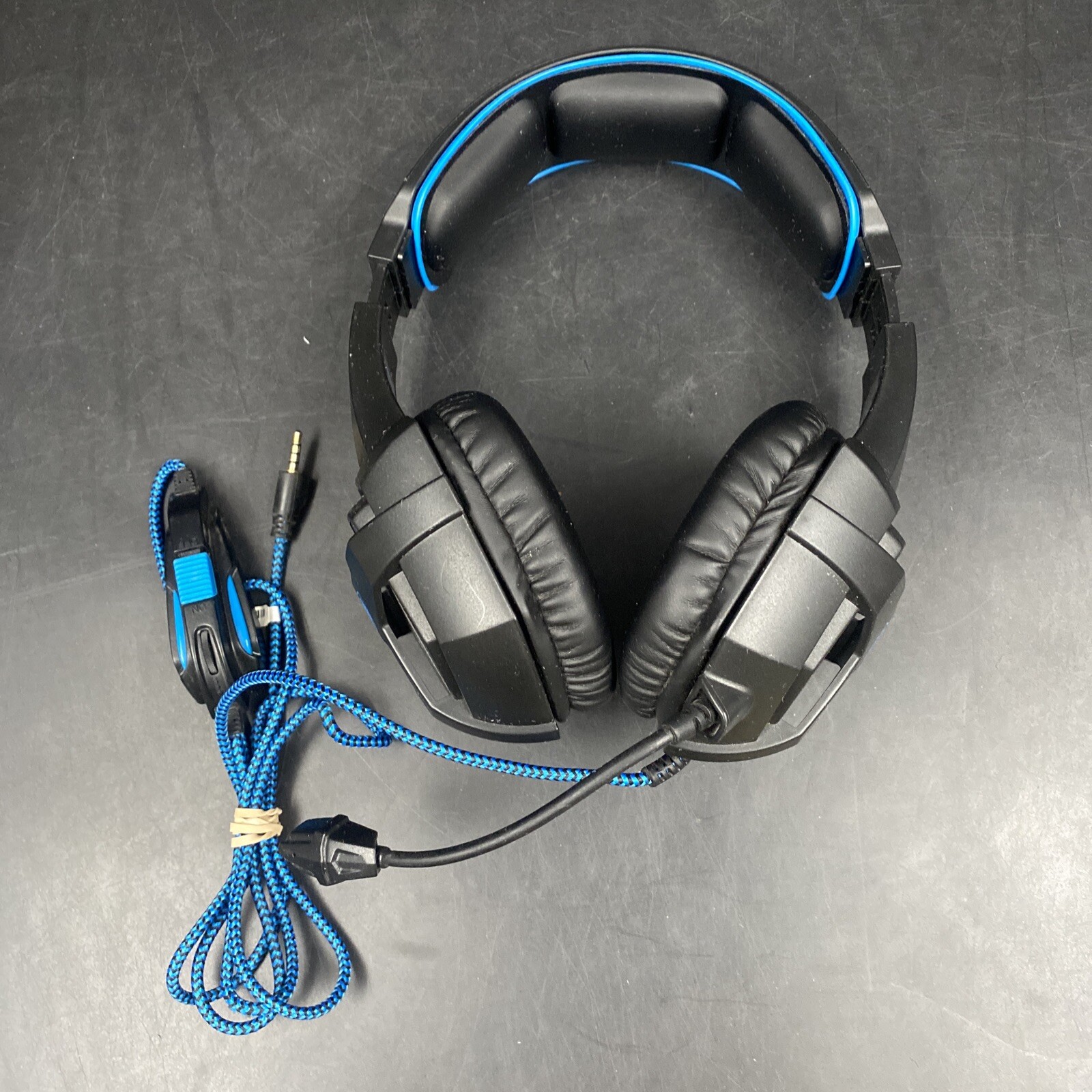SADES SA-807 Gaming Headset Black Blue Pc X Box Laptop Mic Muted Headphones