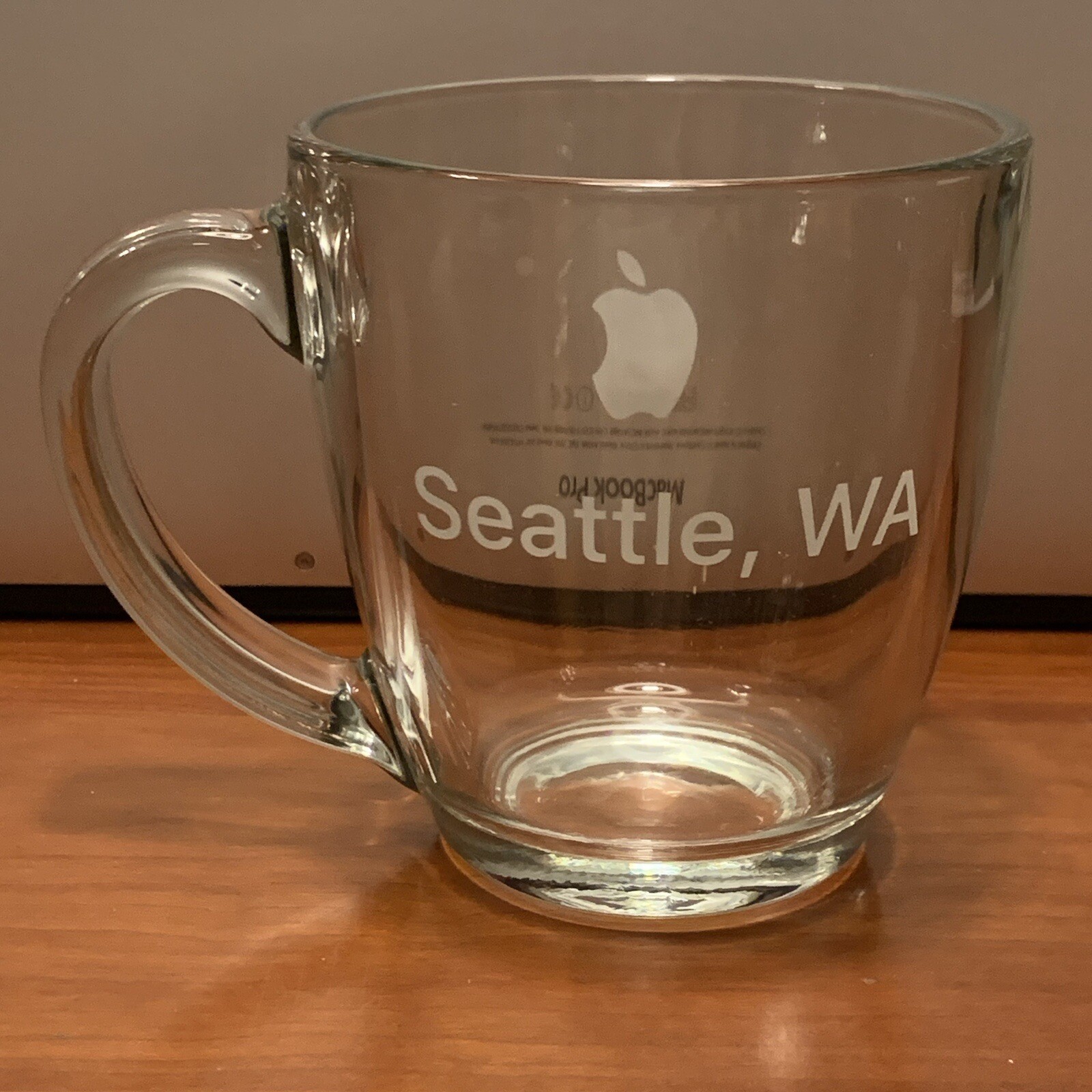 RARE Apple Computers Promo Promotional cup mug Store SEATTLE employee Gift WWDC