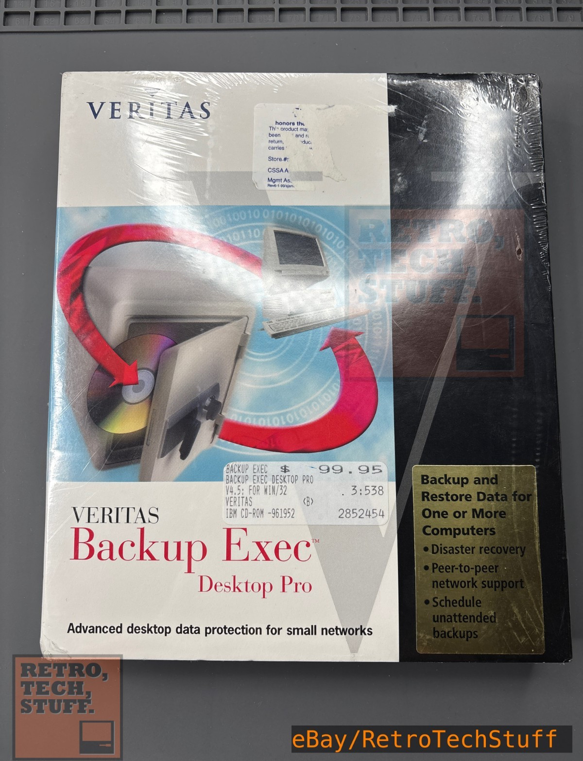 Veritas Backup Exec Desktop Pro (WINDOWS 95, 98, Millennium, 2000, ETC) *SEALED*