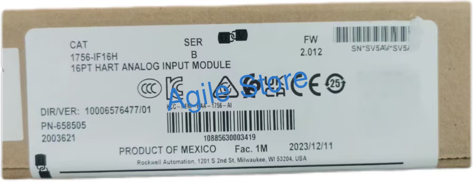 1PC NEW 1756-IF16H Simulated Input Module fast shipping