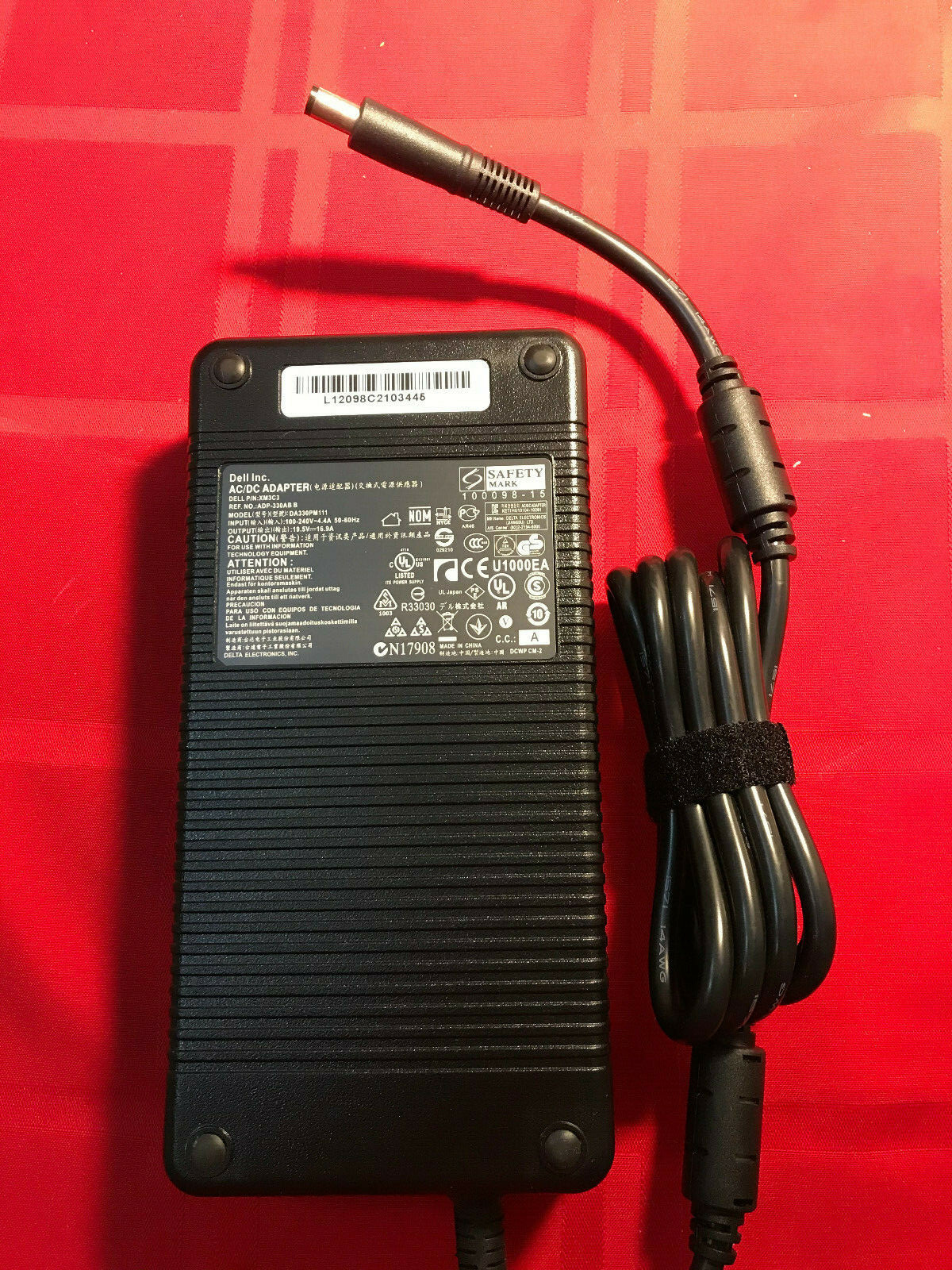 OEM Original 330W AC Adapter Cord for DELL Alienware M18x 18 X51 R1 R2 R3 GT1CX