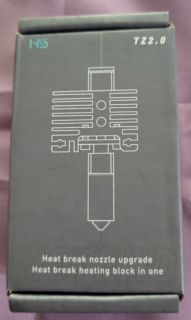 TZ2.0 Hotend For Bambu Lab .4mm Hardened Steel Nozzel Upgrade Heatbreak
