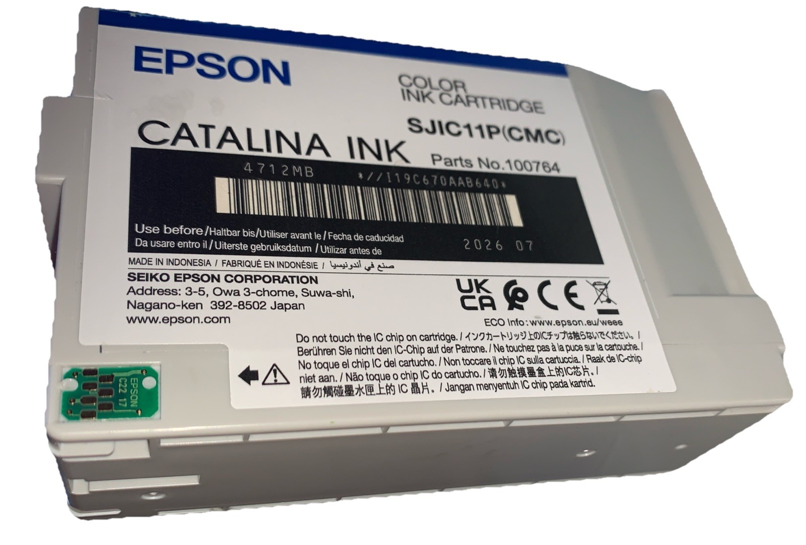 Original Epson Catalina Color Ink SJIC11P(CMC) 150512A   100764