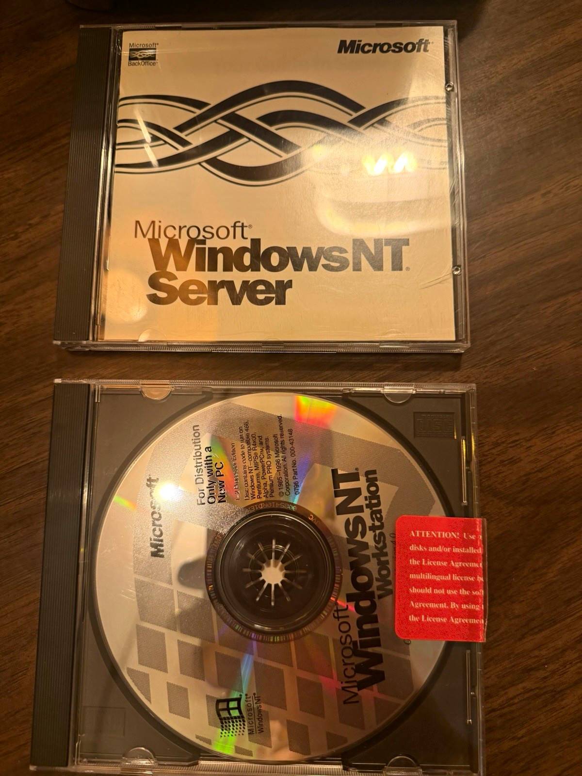 Microsoft Windows NT 4.0 Server & Workstation Operating Software CDLot with Keys