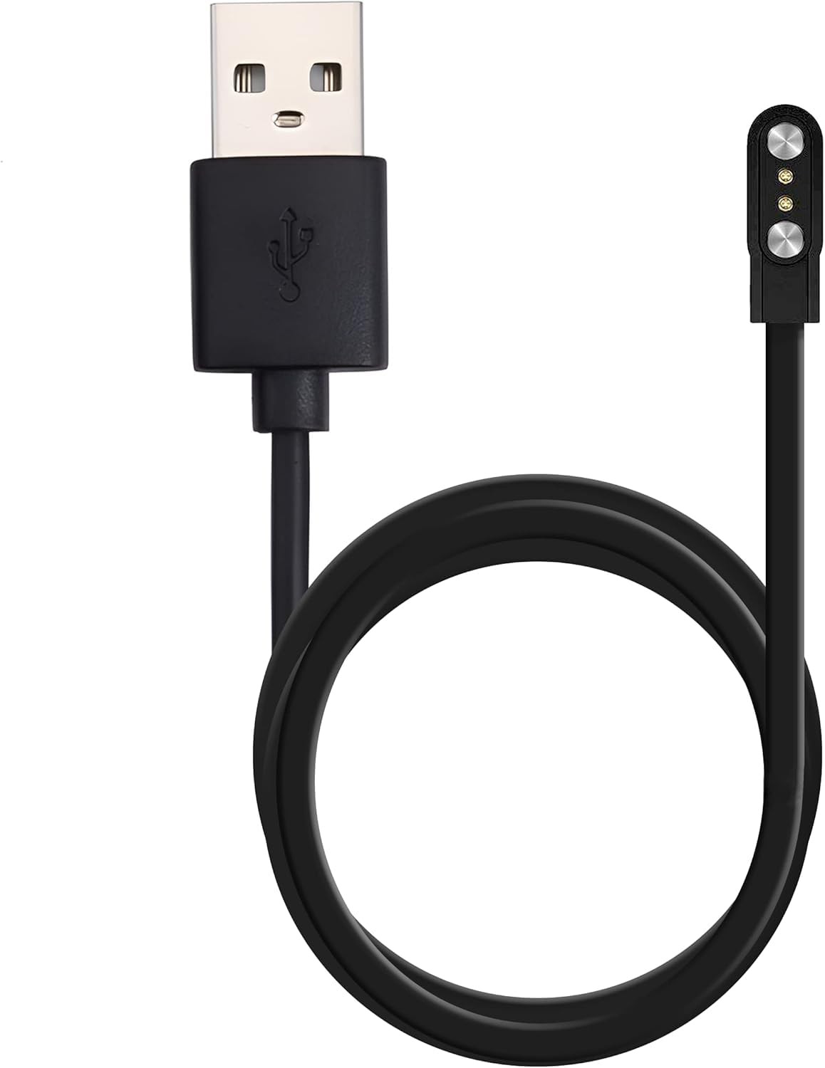 Smart Watch Charger, C60 Magnetic USB Charging Cable, 3.0 mm, 2 Pin Magnetic...
