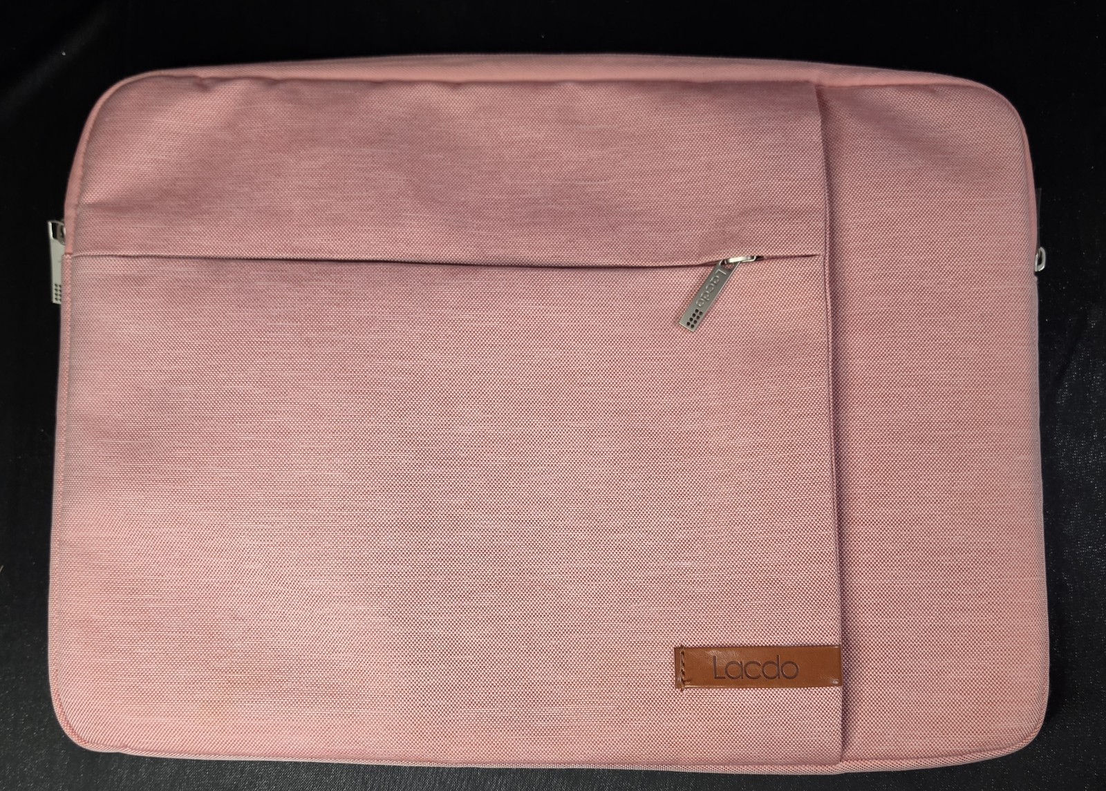 Lacdo Pink Laptop Sleeve Case 13 14 15 Inch Protective Notebook Bag Pocket