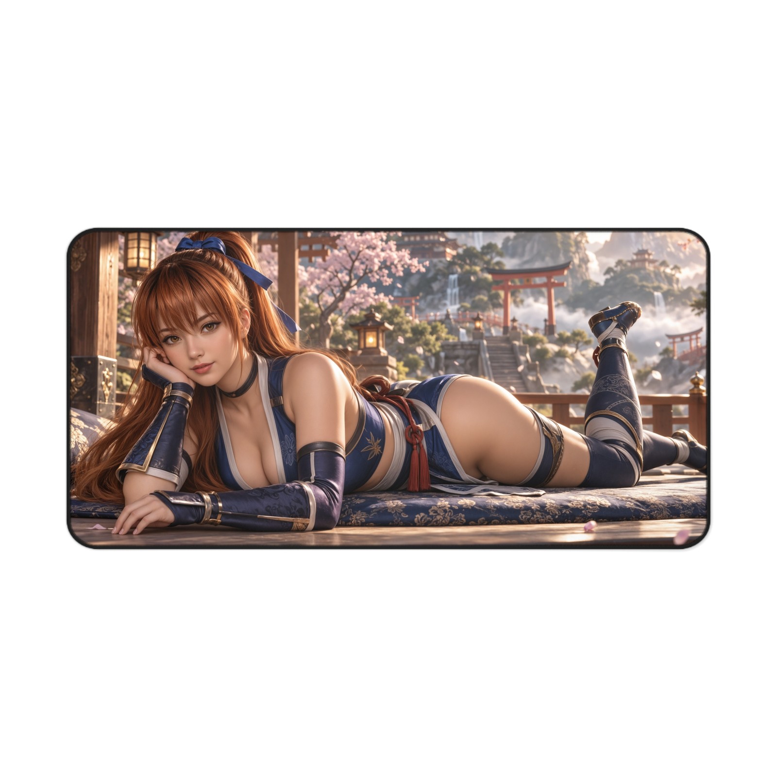 Kasumi Extended Gaming Mousepad Character Portrait PC Keyboard Mat