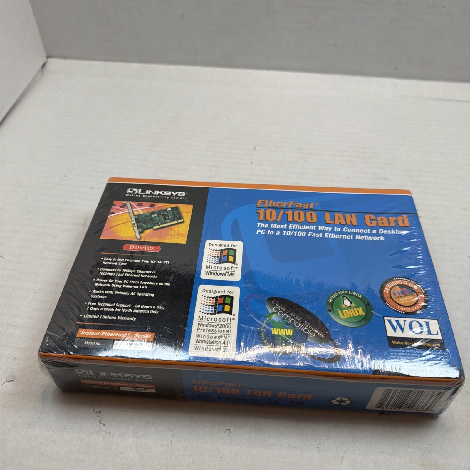 Linksys 10/100 LAN Card V5.1 2002 Network Interface Card (NIC) LNE100TX New