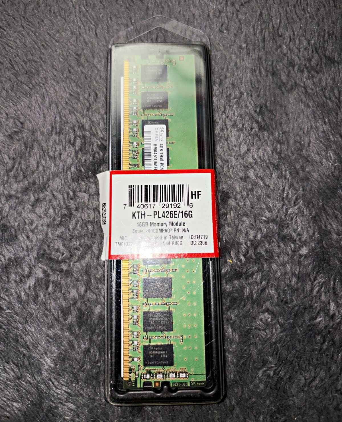Kingston 16GB DDR4 SDRAM DIMM PC4-2666V RAM Memory Module KTH-PL426E/16G