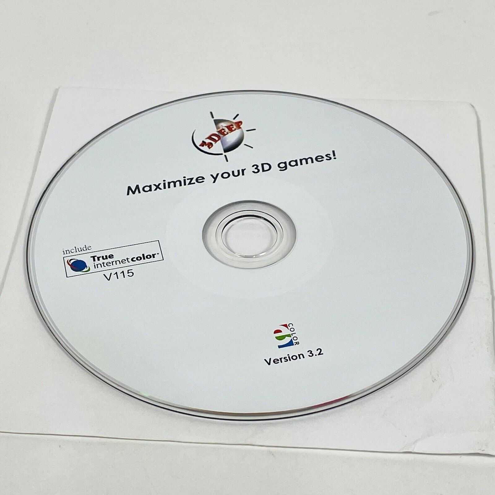 3Deep Maximize your 3D games Version 3.2 PC CD-ROM Software