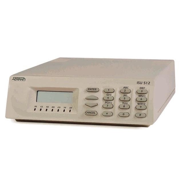 Adtran ISU 512 ISDN Inverse Multiplexer 4 x ISDN BRI (U) Network 1 x DTE 1 x DT