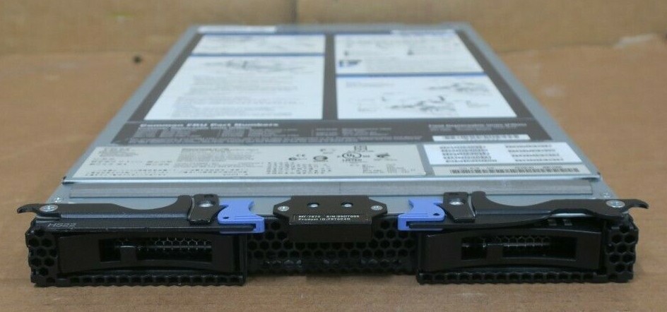 IBM HS22 Blade Server 7870-C6G 2x Six-Core X5675 3.06GHz 48GB Ram 2x 2.5" Bays
