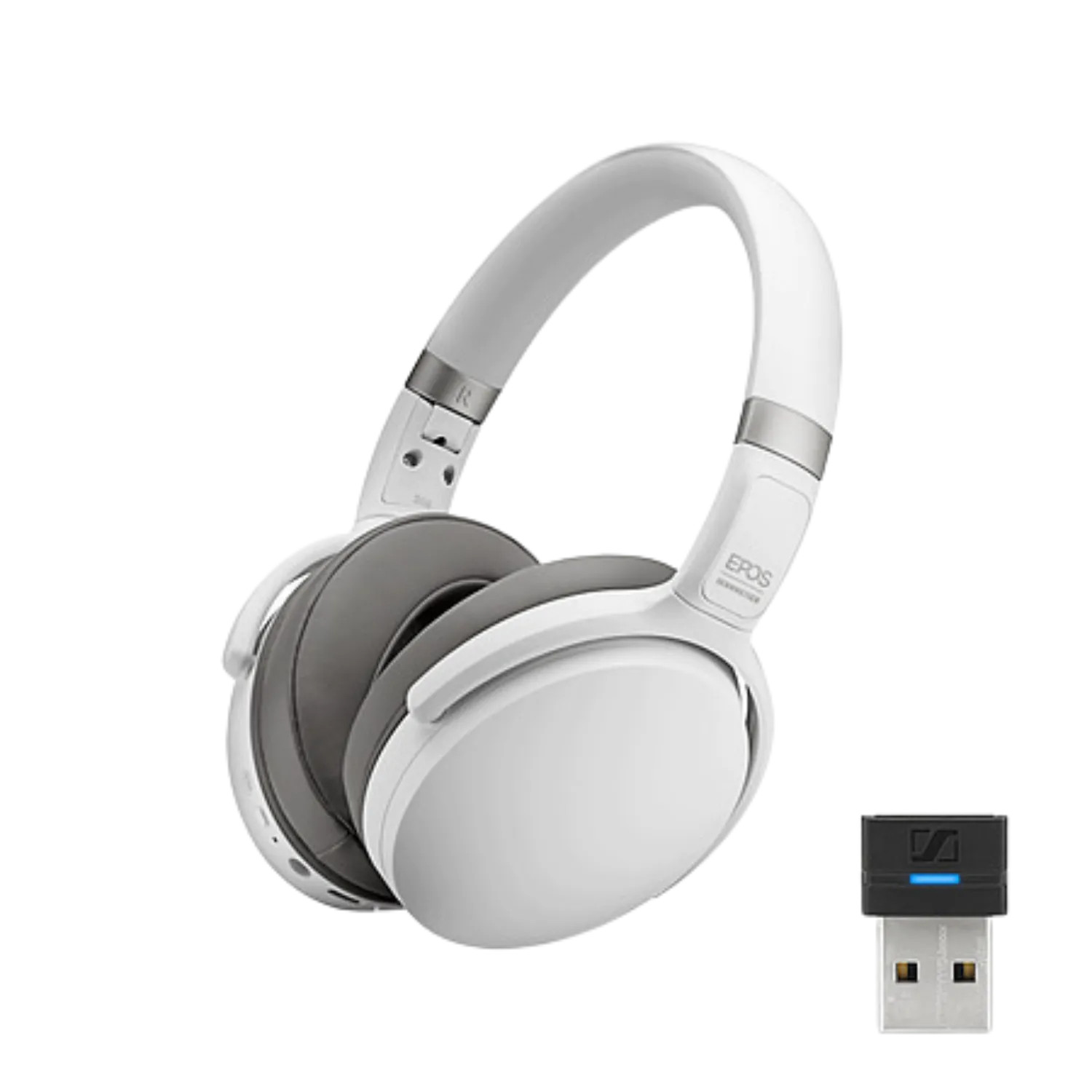 EPOS | Sennheiser Adapt 360 Double-Sided Bluetooth® Headset White w/ BTD800 USB