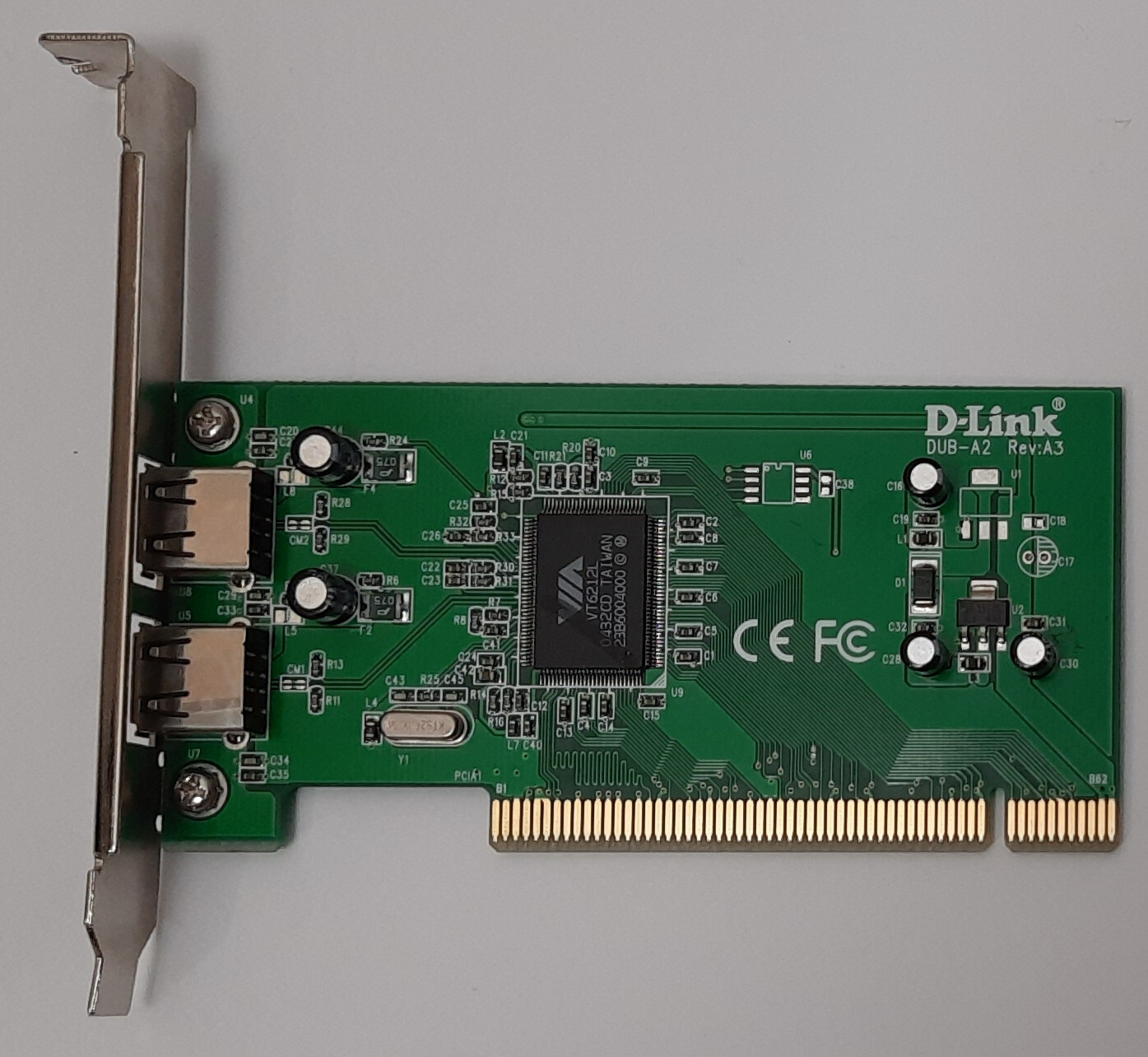 D-Link DUB-A2 USB PCI Controller (VIA, Retro, 2004)