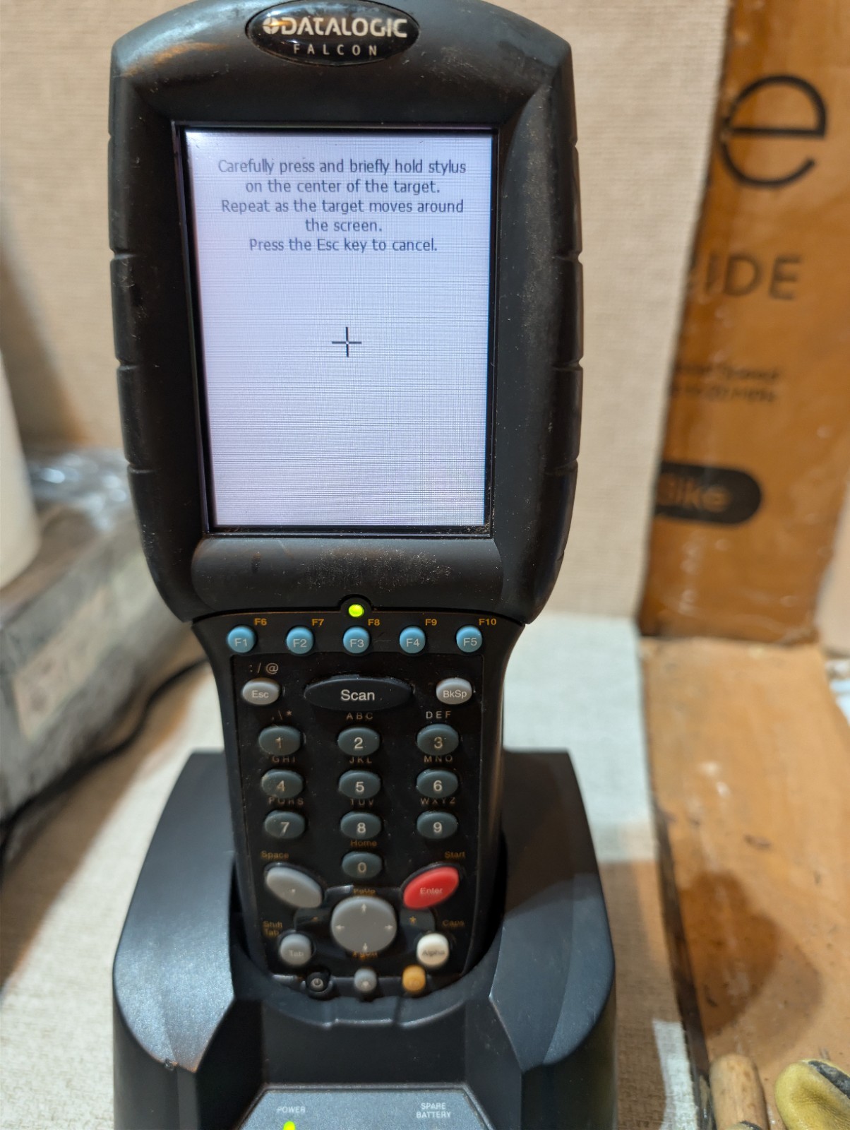 DATALOGIC FALCON 4420 BARCODE SCANNER Handheld Computer Inventory & Charge Dock