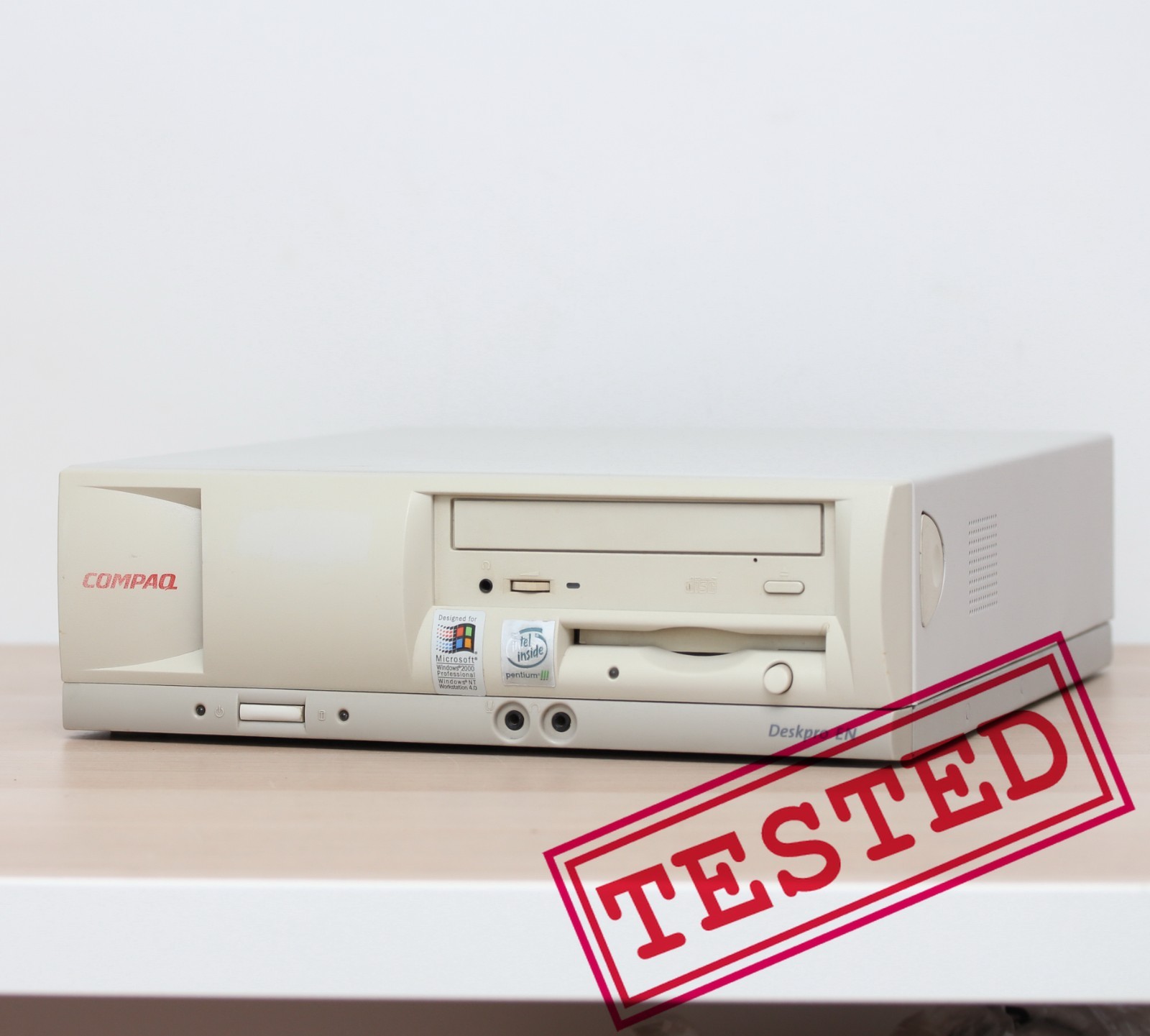 Vintage Computer Compaq DESKPRO EN SFF S370 (i815E /PIII 866MHz/256MB/ 15GB HDD)