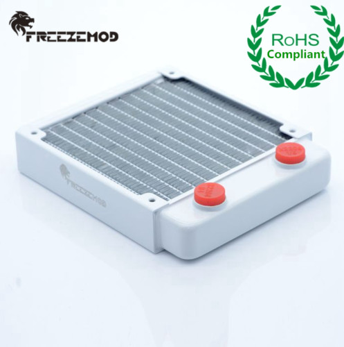 FreezeMod 120mm 240mm 360mm 480mm Copper Radiator G1/4 Thread Water Cooling WHT