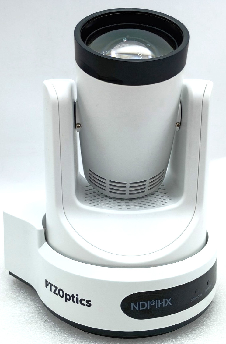 PTZOptics Move 4K PTZ Camera with 12x Zoom (White) (PT12X-4K-WH-G3)