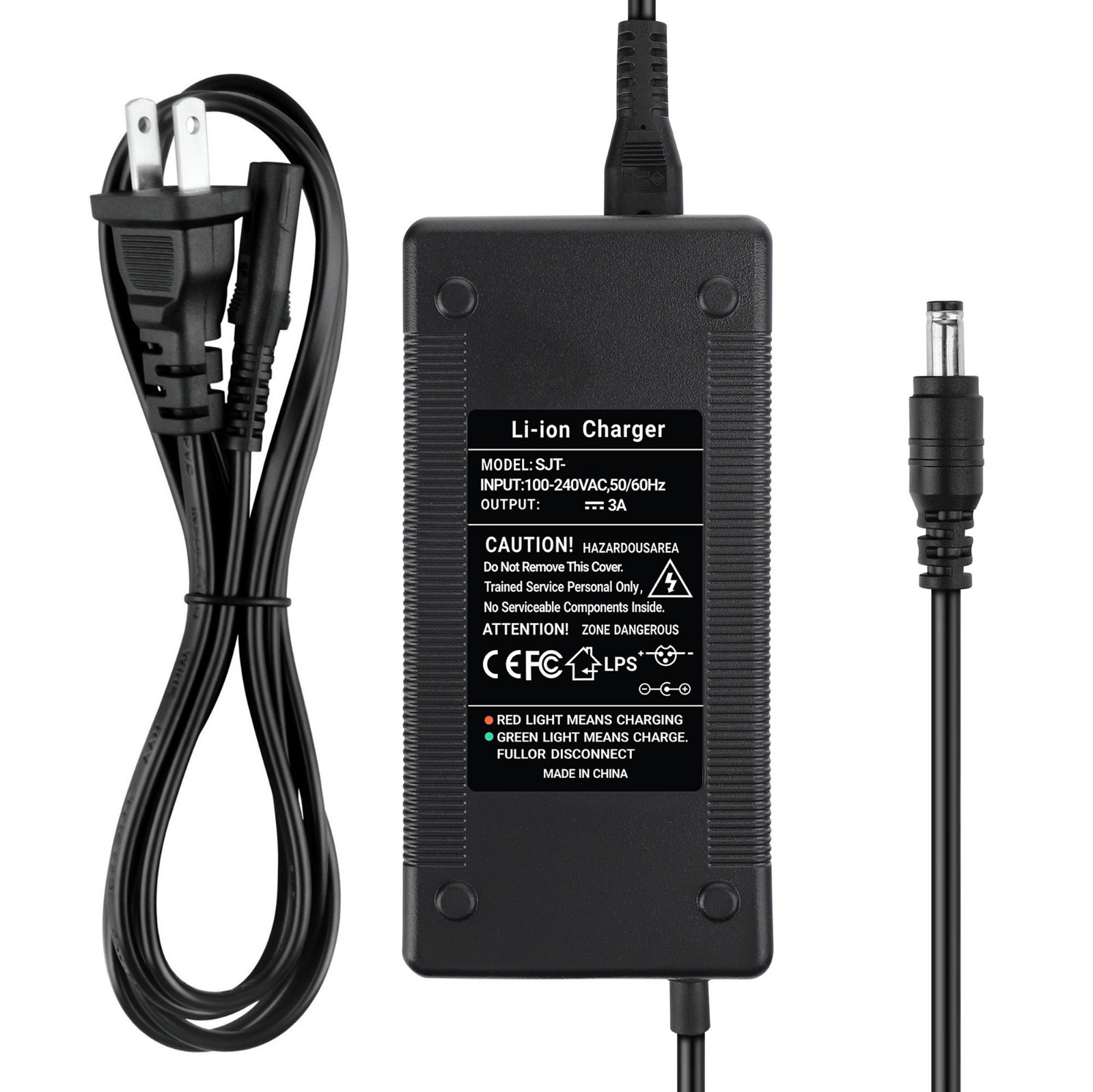 54.6V 3A AC Adapter Charger For M2S Electric Bikes 48V Battery Power Mains Cord