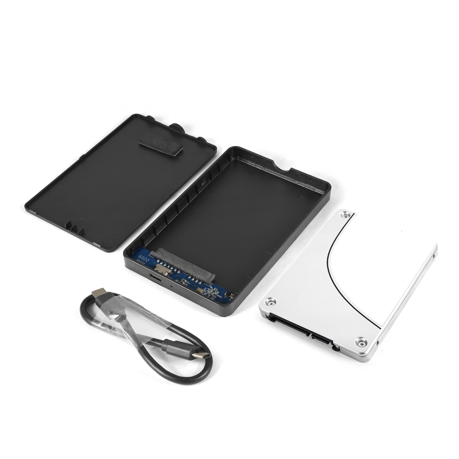 TechMikeNY USB 3.1 Type-C Port 2.5'' Slim SSD Enclosure + 240GB SSD