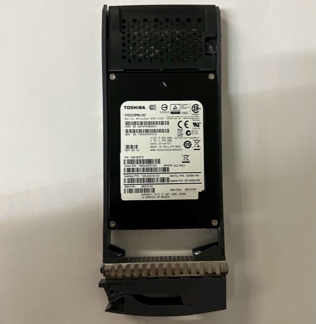 PX02SMB160 - NetApp 1.6TB SSD SAS 2.5" HDD for DS2246 24 bay enclosures, DS22...