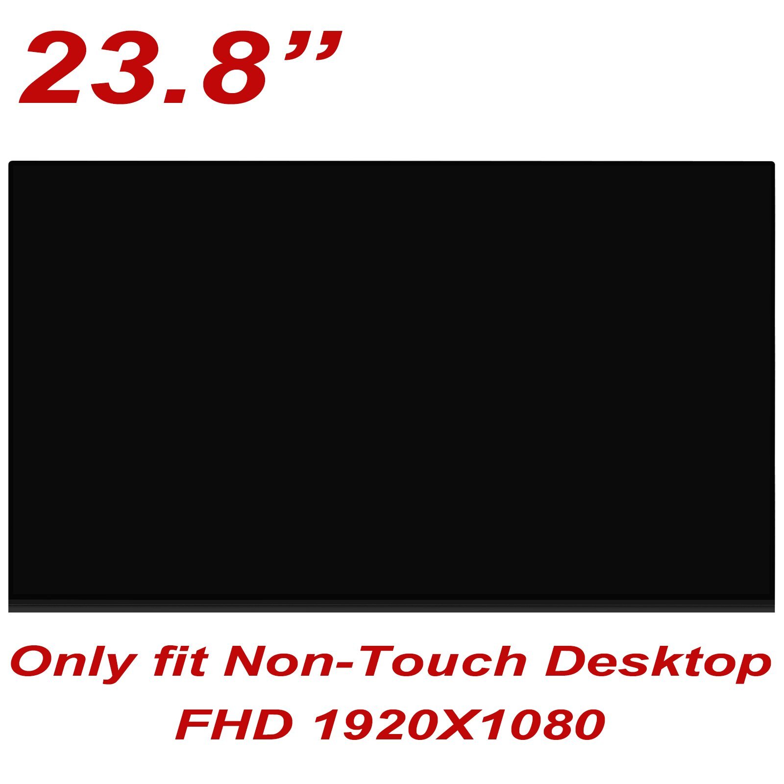 NEW HP 24-D 24-DD0210 24" Borderless LCD Screen All-in-One Non-Touch Screen