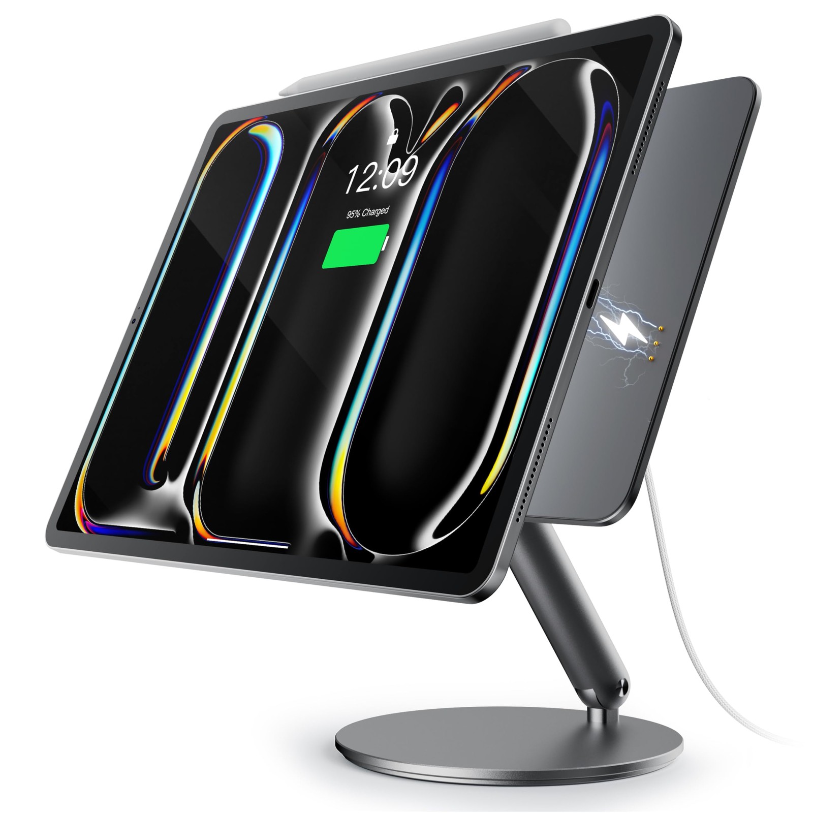 Upgrade 360° Rotating Magnetic Wireless Charging Stand