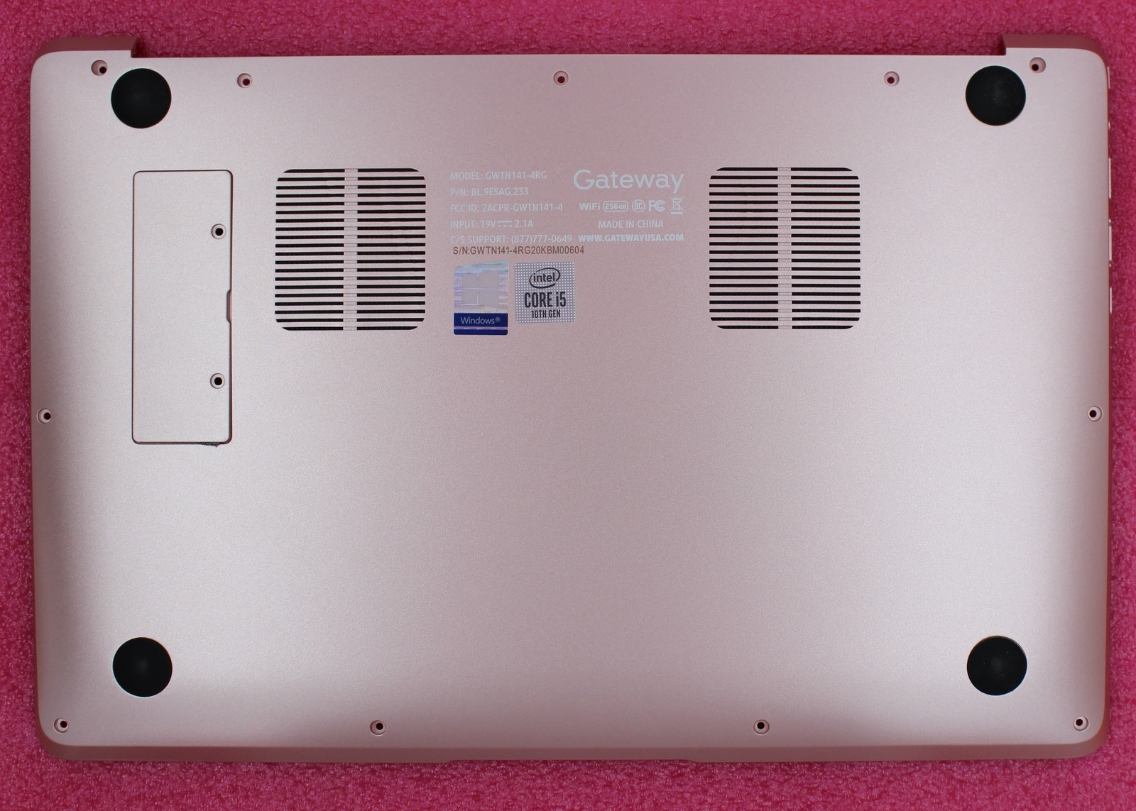 GWTN141-4RG-BASE - Gateway GWTN141-4RG Rose Gold Bottom Cover