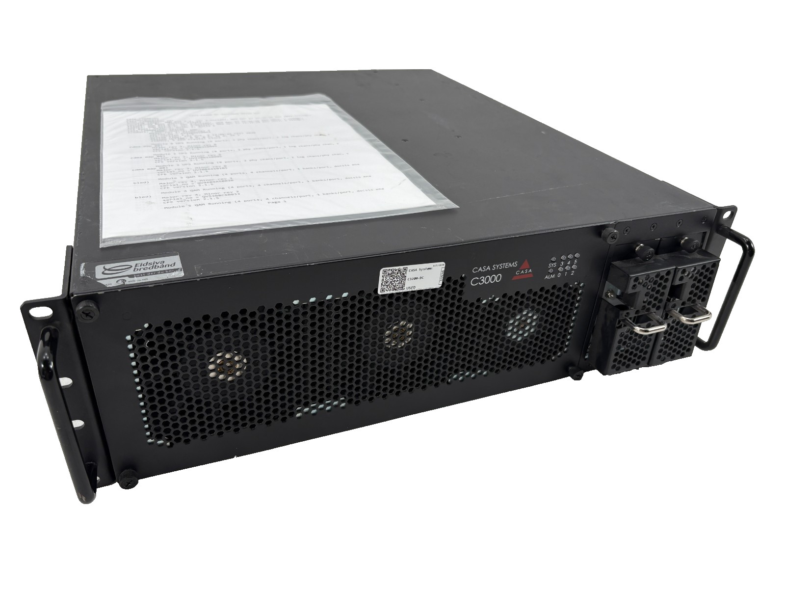 Casa System C3200 DC CMTS DOCSIS/EuroDOCSIS 3.0 32 Upstream 1y Warranty