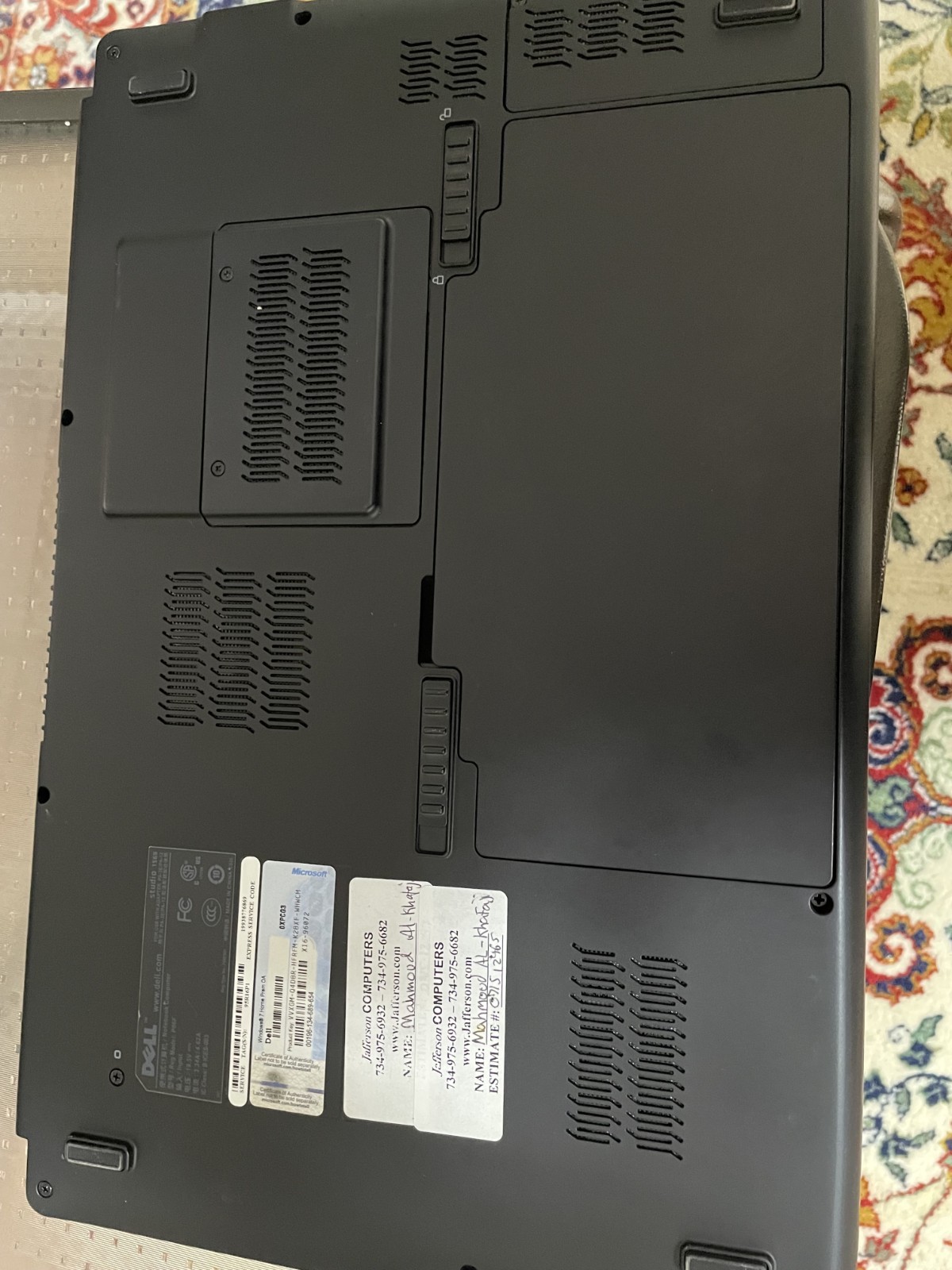 Dell Studio 15z Laptop 15.6 Intel Core