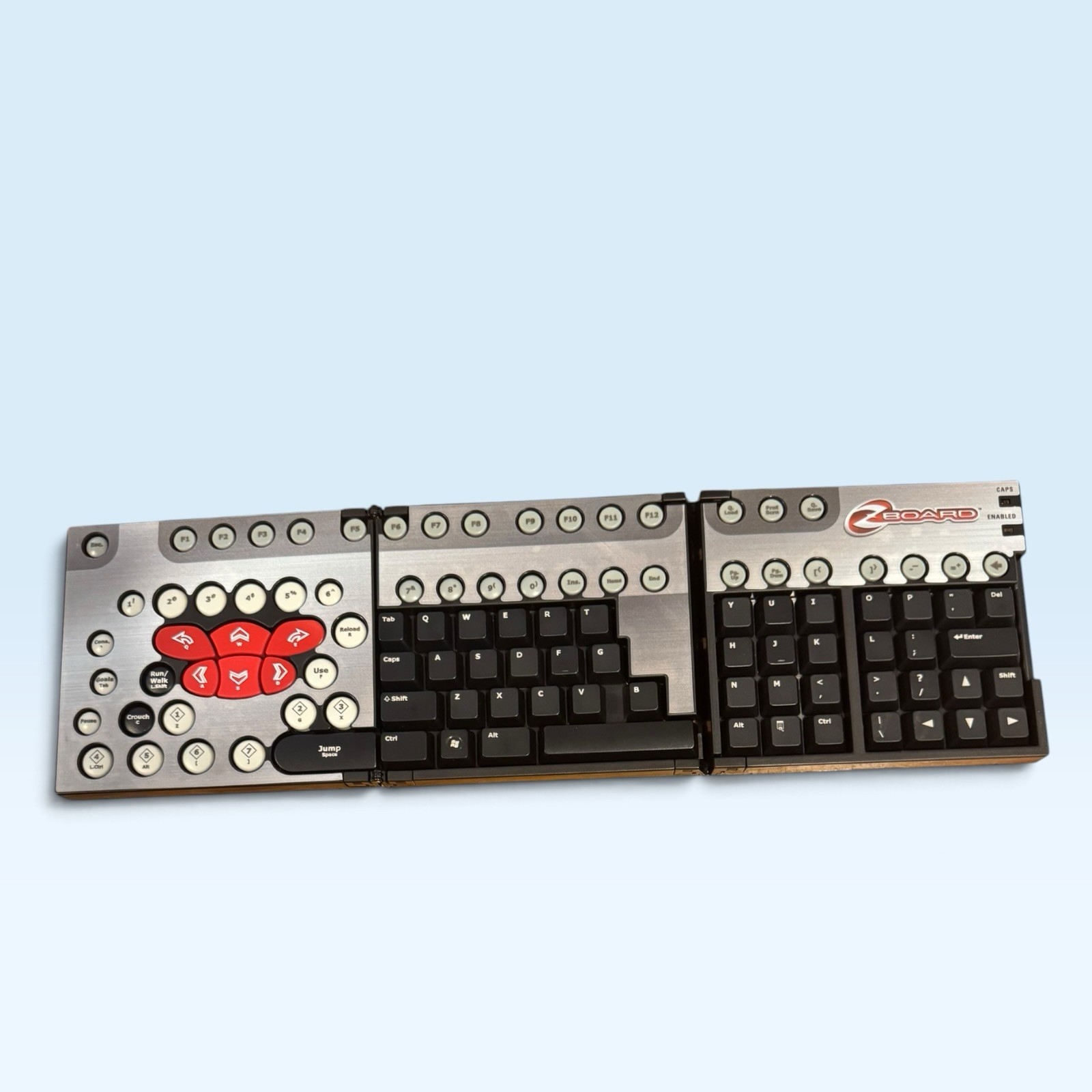 Zboard Foldable Keyboard   ZBD-101  Ultimate Computer Video Gaming - Keyset Only