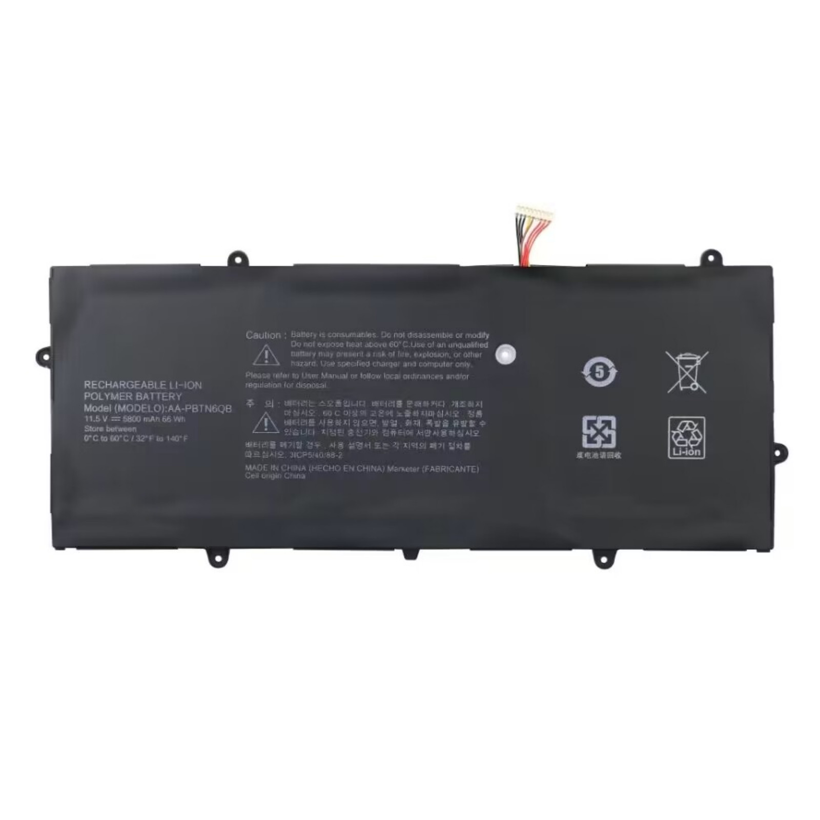 New AA-PBTN6QB 66Wh Battery For Samsung Notebook 9 900X5N NP900X5N NT900X5N-X78L