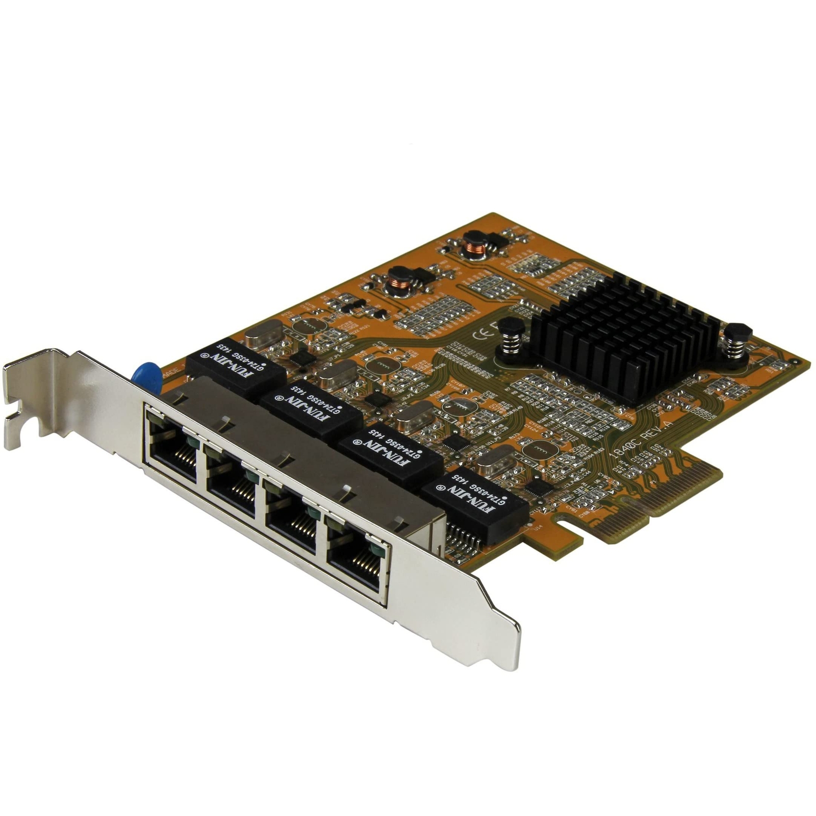 StarTech.com 4 Port PCIe Network Card , TAA (ST1000SPEX43)