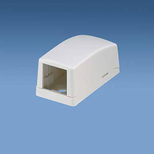 NEW Panduit CBX1WH-A Multimedia Outlet Housing Low Profile Surface White 1-Ports
