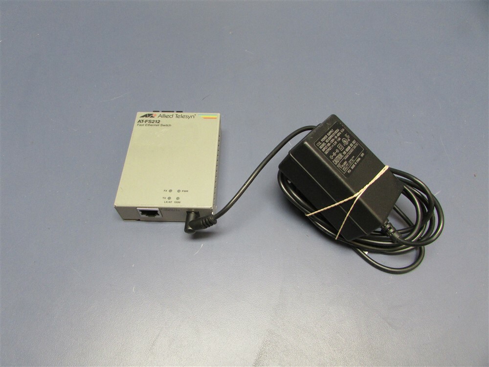Used Allied Telesyn AT-FS212 Ethernet Switch w/power supply