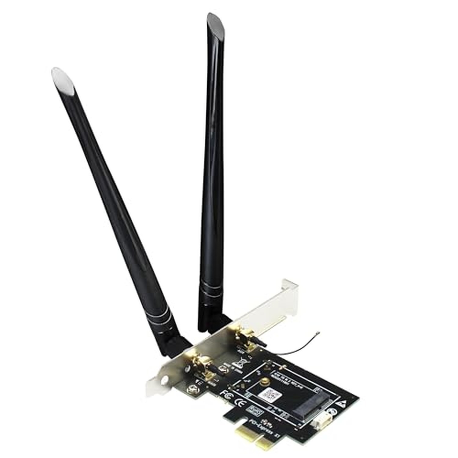 GLOTRENDS WA01 M.2 E Key to PCIe X1 WiFi Bluetooth Adapter for M.2 WiFi 4/5/6...