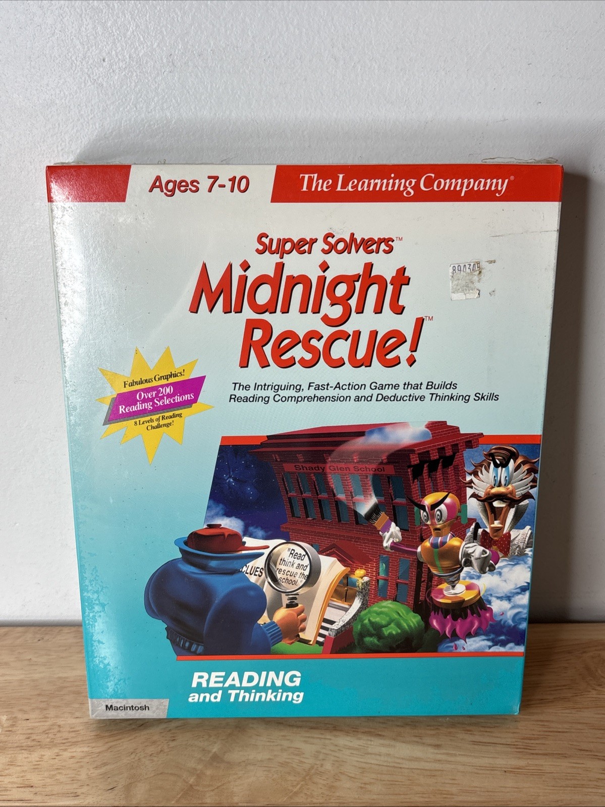 Vintage Big Box Super Solvers Midnight Rescue SEALED for Macintosh