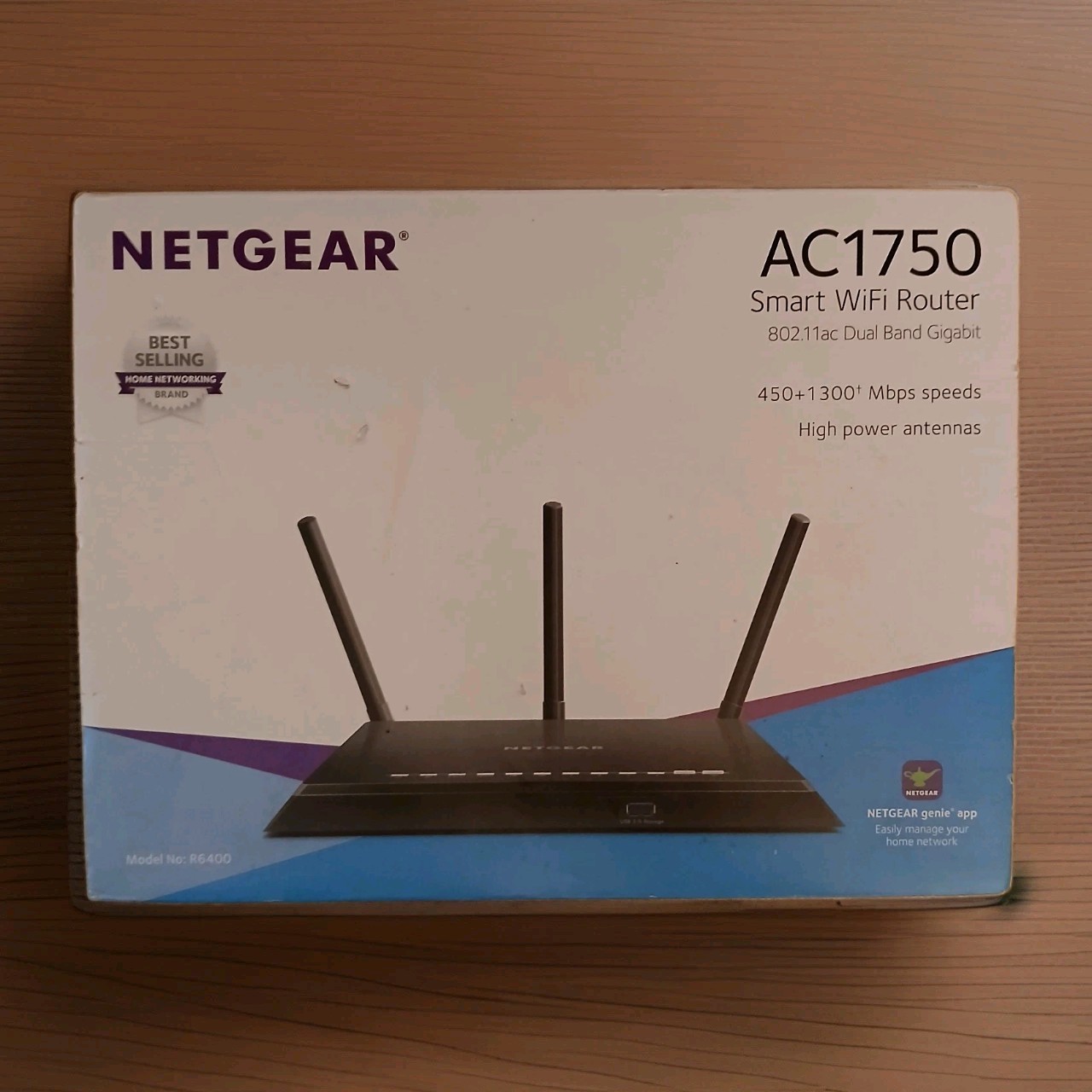 Netgear AC1750 Smart WiFi Router 802.11 AC Dual Band Gigabit 