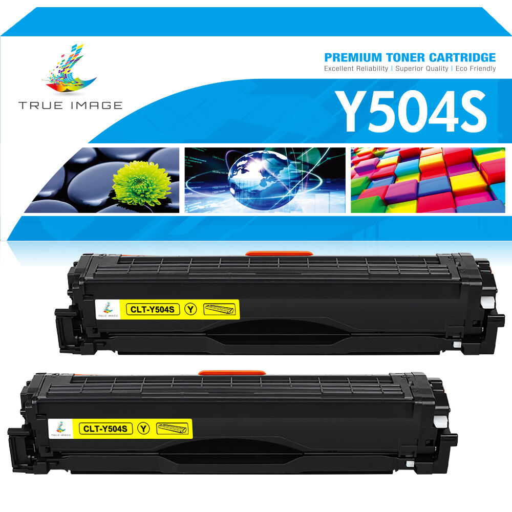 2X CLT-Y504S Yellow Toner Y504S Compatible for Samsung CLX-4195FW CLP-415N 415NW