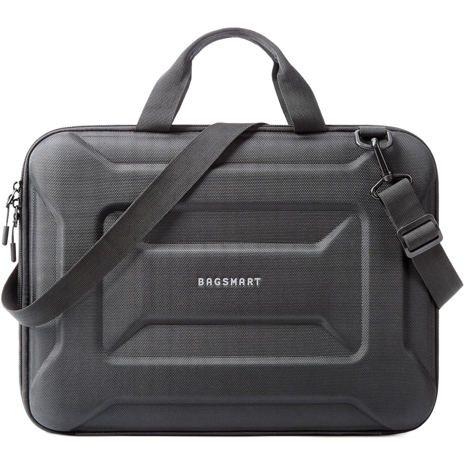 Stylish 15.6-16 Inch Laptop Sleeve: Shockproof Hard Shell with Two Compartments