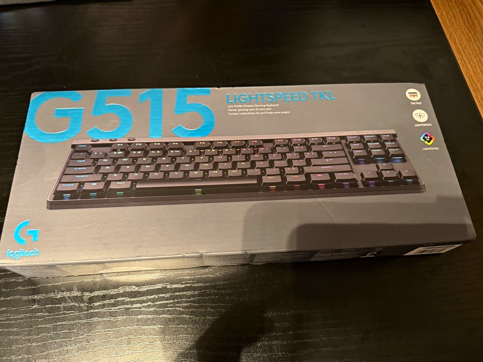 Logitech G515 LIGHTSPEED TKL Wireless Illuminated Gaming Keyboard Black