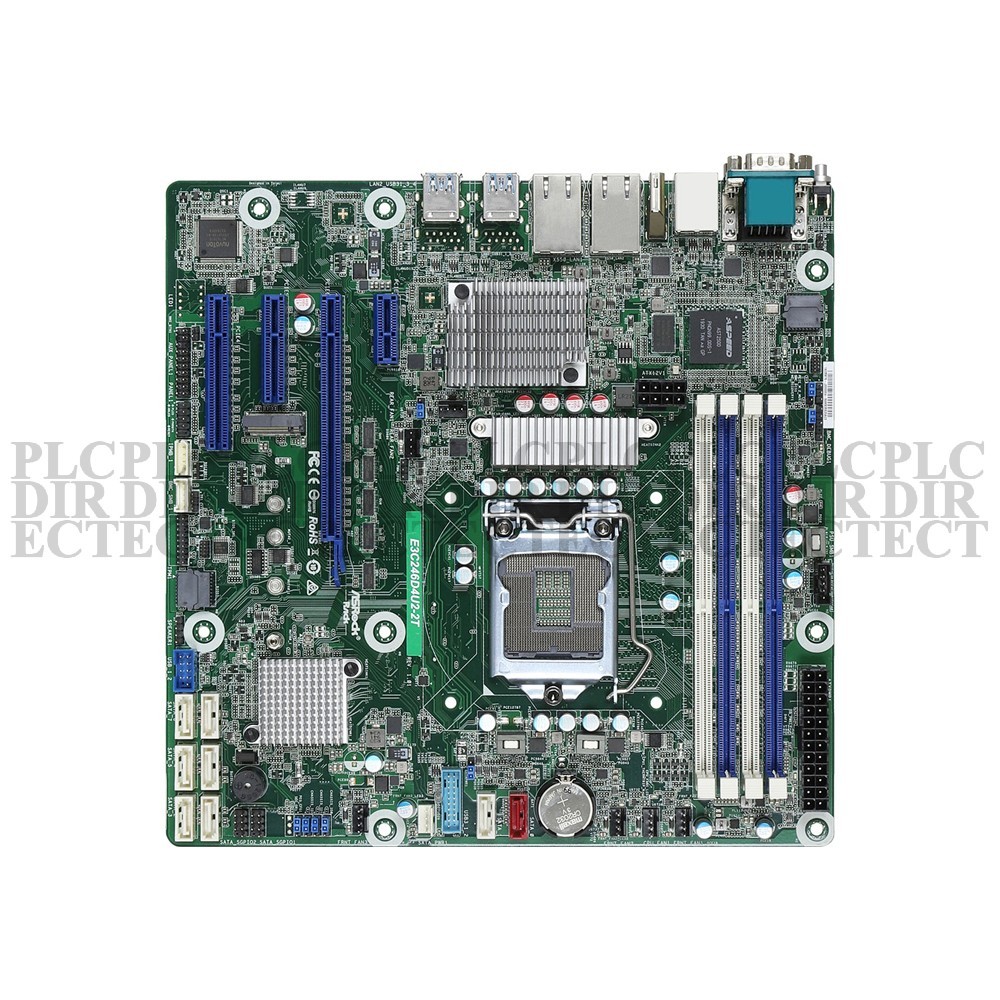 New ASROCK RACK E3C246D4U2-2T Server Motherboard