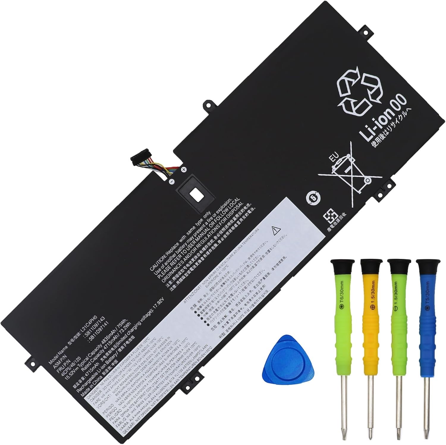 L21D4PH0 Battery Replacement for Lenovo IdeaPad Yoga 9 14IAP7 Yoga 9 14IRP8