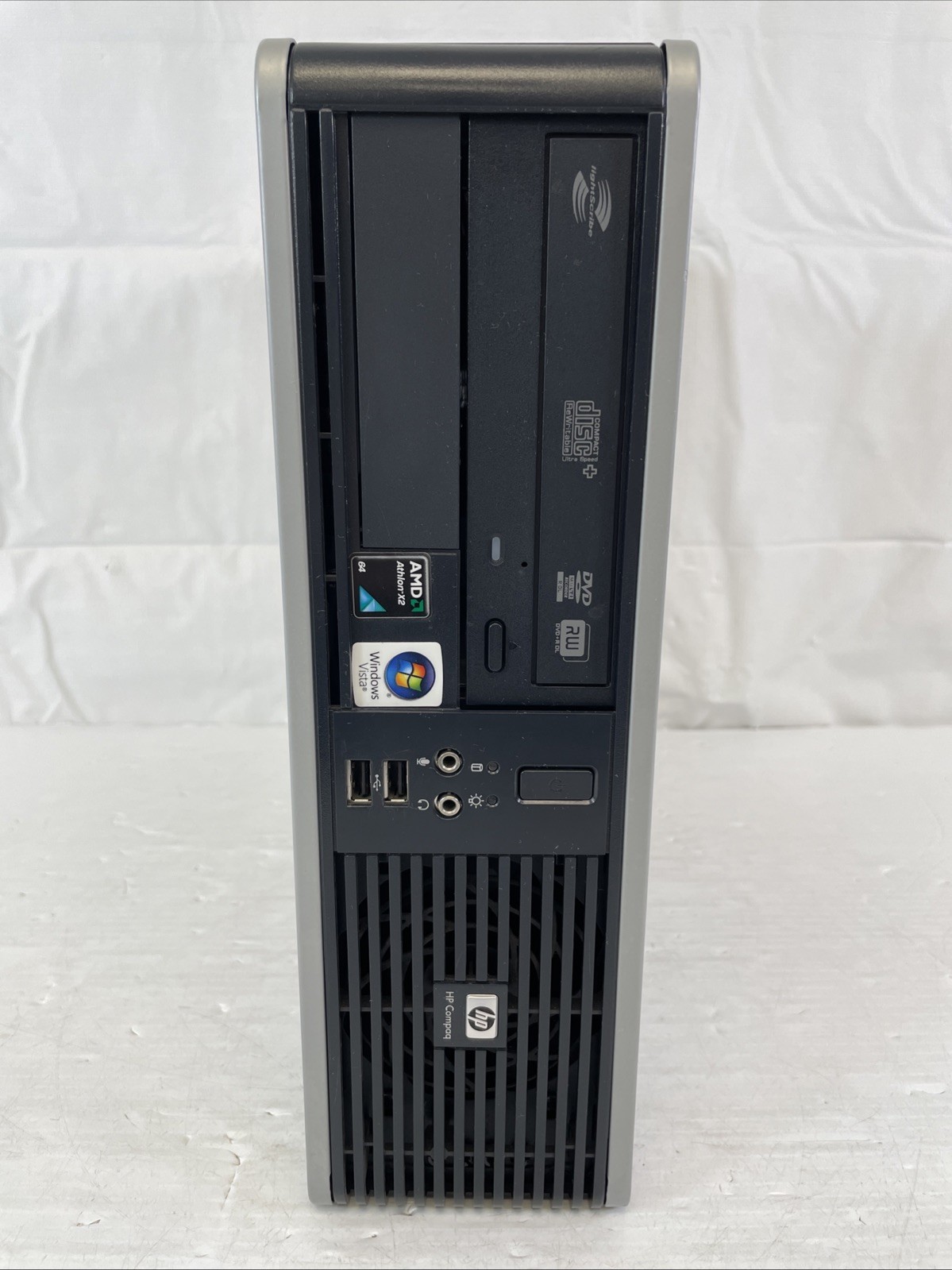 HP Compaq DC5850 Retro Gaming PC Athlon 2.6GHz 4GB RAM 250GB HDD Radeon WinXP