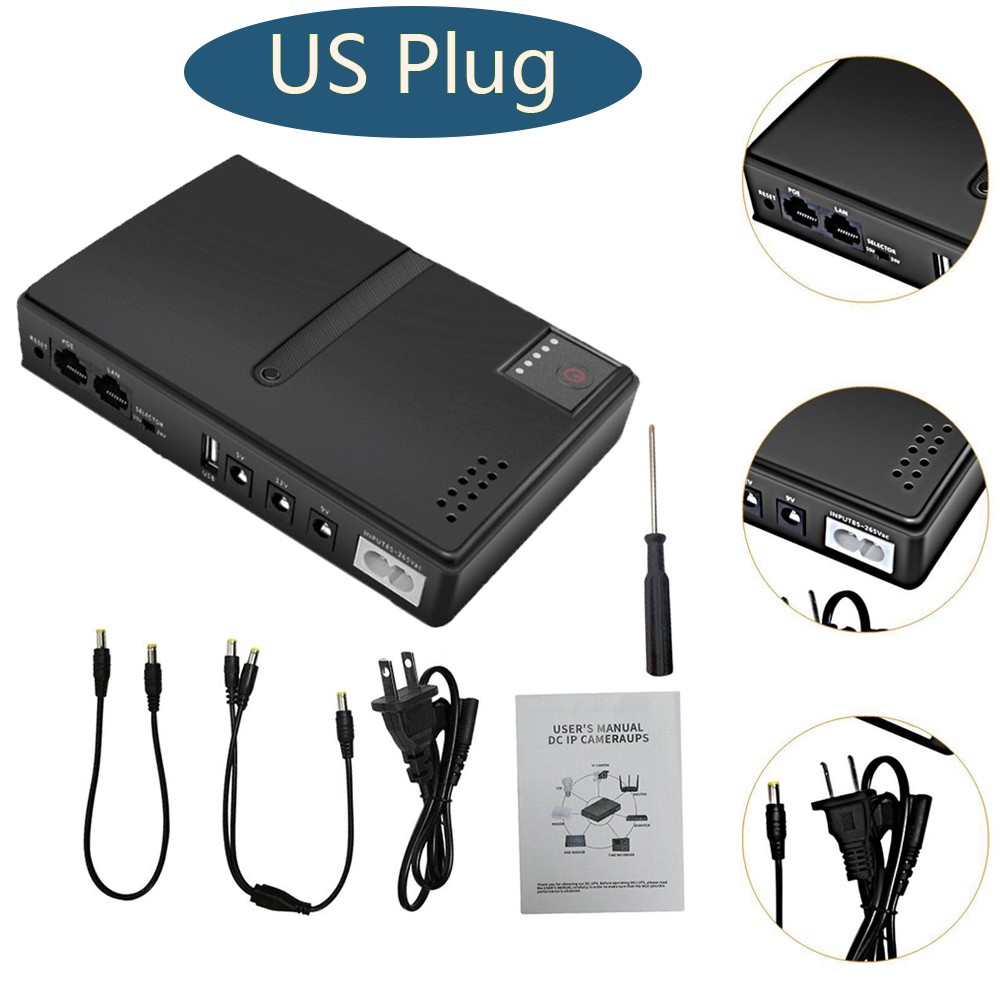 1018L Uninterruptible Power Supply DC Backup UPS Power Router Power Adapter