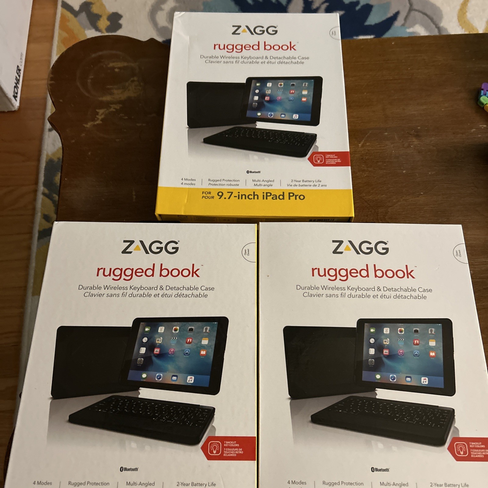 A Lot If 3 Zag Rugged Book 9.7 Inch iPad Pro
