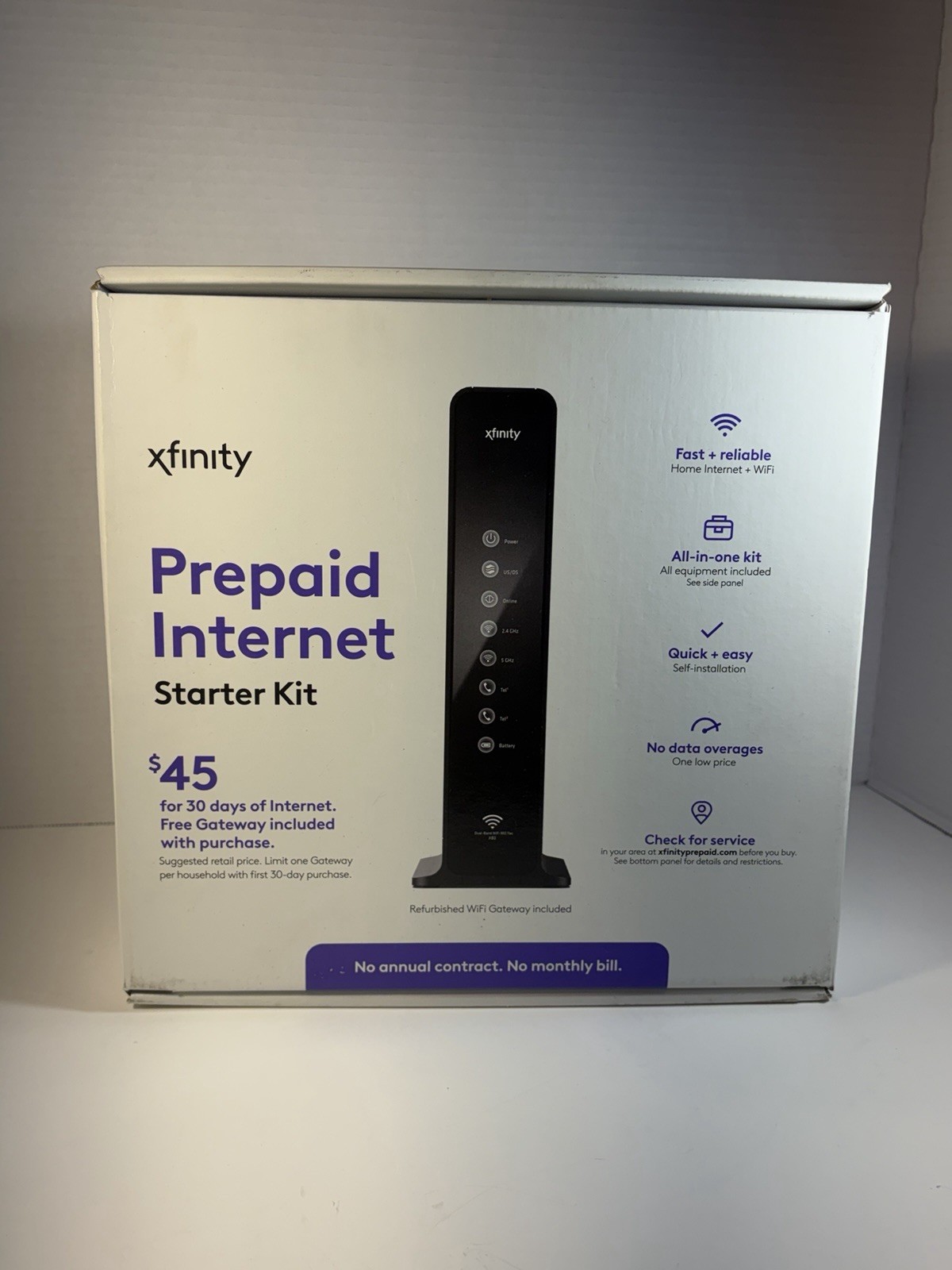 Xfinity Prepaid Internet Starter Kit Home Internet & WiFi All In One Equipment